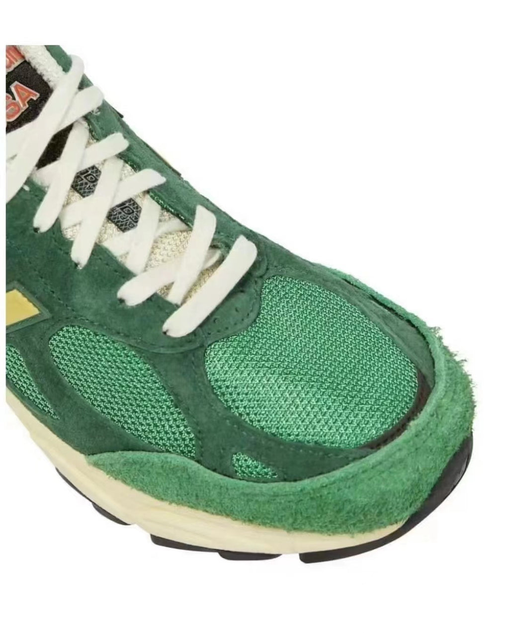 New Balance 990v3 Sneakers – Green, Purple & Grey